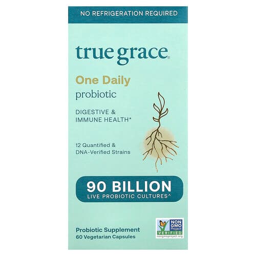 True Grace, One Daily Probiotic, 60 Vegetarian Capsules