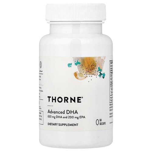Thorne, Advanced DHA, 60 Gelcaps