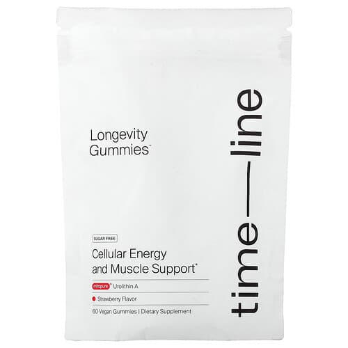 Timeline, Urolithin A, Strawberry, 60 Vegan Gummies