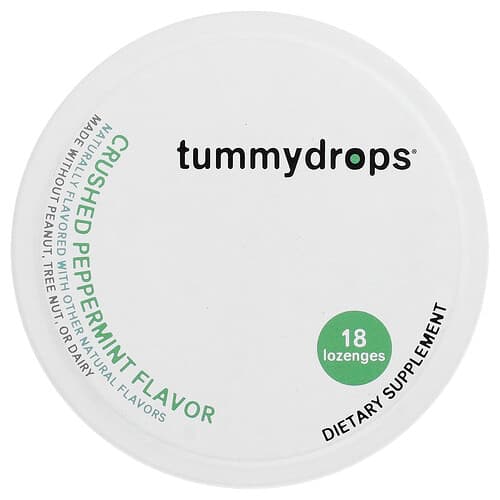 Tummydrops, Crushed Peppermint, 18 Lozenges
