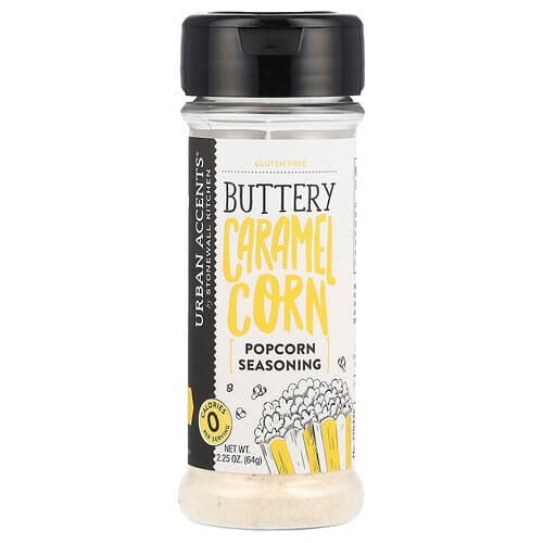 Urban Accents, Popcorn Seasoning, Buttery Caramel Corn, 2.25 oz (64 g)