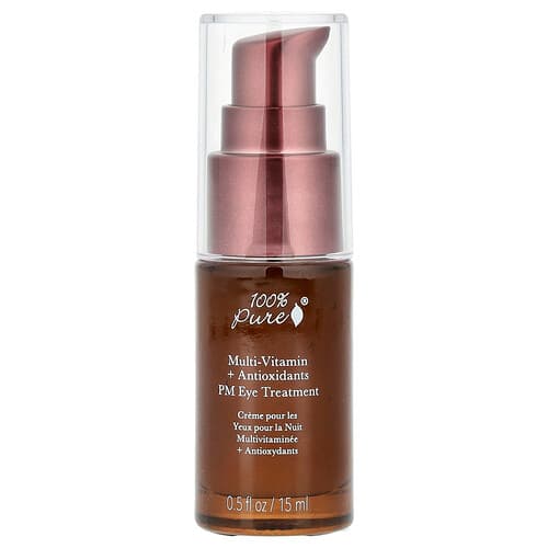 100% PURE, Multi-Vitamin PM Eye Serum, 0.5 fl oz (15 ml)