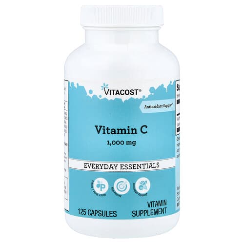 Vitacost, Vitamin C, 1,000 mg, 125 Capsules