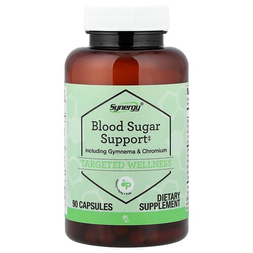 Vitacost, Synergy®, Blood Sugar Support Including Gymnema & Chromium, 90 Capsules