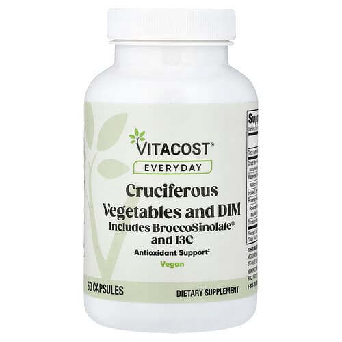 Vitacost, Everyday, Cruciferous Vegetable and DIM, 60 Capsules