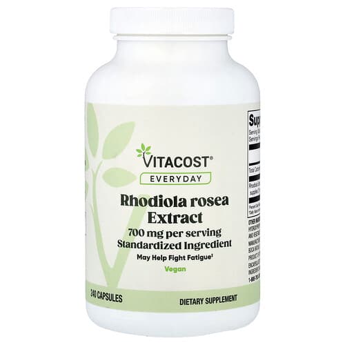 Vitacost, Everyday, Rhodiola Rosea Extract, 240 Capsules (350 mg per Capsule)