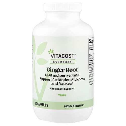 Vitacost, Everyday, Ginger Root, 360 Capsules, (550 mg per Capsule)