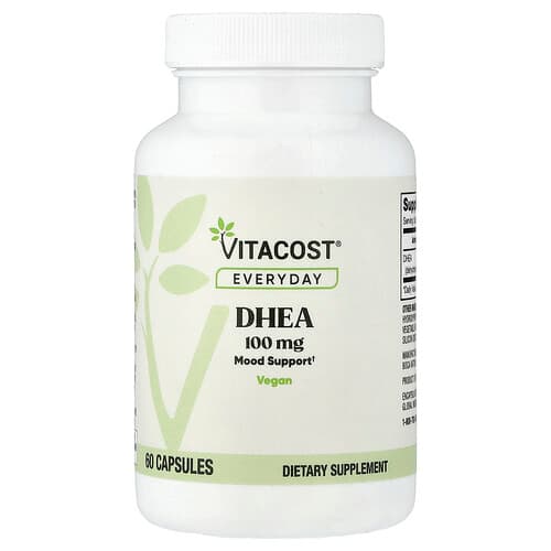 Vitacost, Everyday, DHEA, 100 mg, 60 Capsules