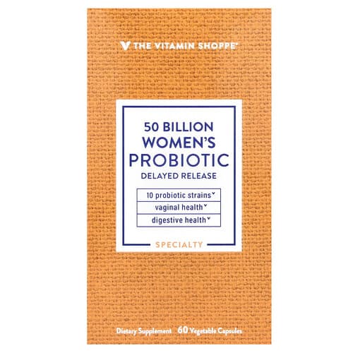 The Vitamin Shoppe, Women's Probiotic, 50 Billion , 60 Vegetable Capsules