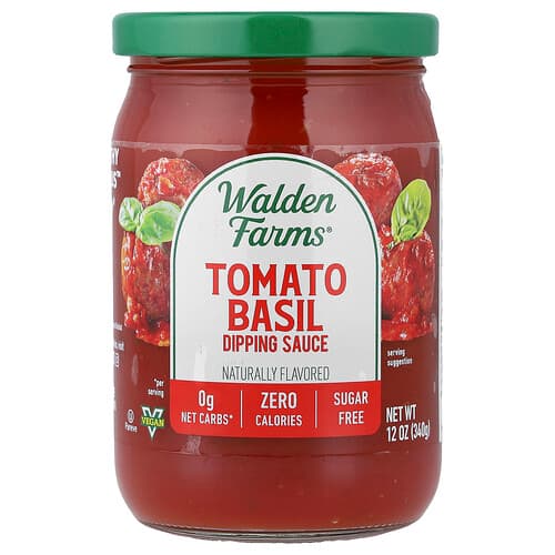 Walden Farms, Tomato Basil Dipping Sauce, 12 oz (340 g)