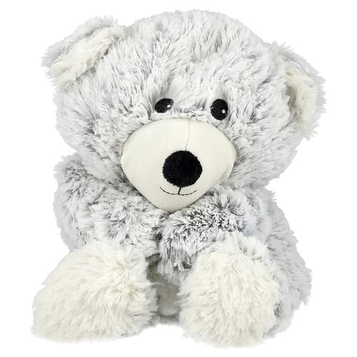 Warmies, Weighted Soft Plush, Bear, Gray, 1 Plush