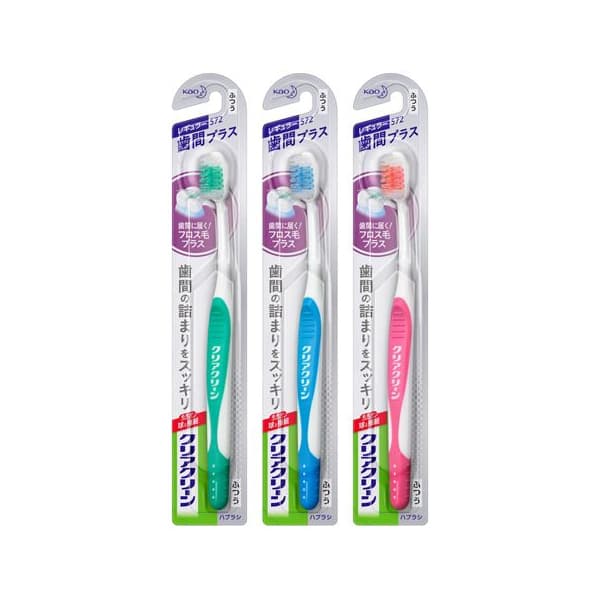 Kao - Clear Clean Toothbrush Interdental Plus Regular S72 Toothbrush Regular - Random Colour - 1pcs