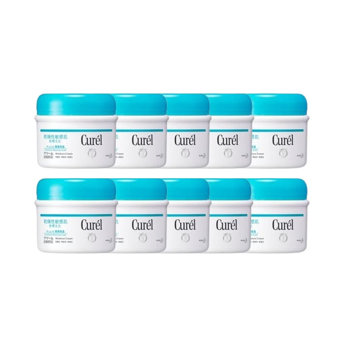 Kao - Curel Intensive Moisture Care Moisture Cream (Body) 90g (10ea) Set