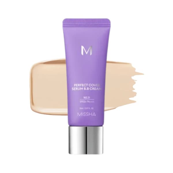 MISSHA - Perfect Cover Serum BB Cream SPF50+ PA++++ - 20ml - #21 Light Beige