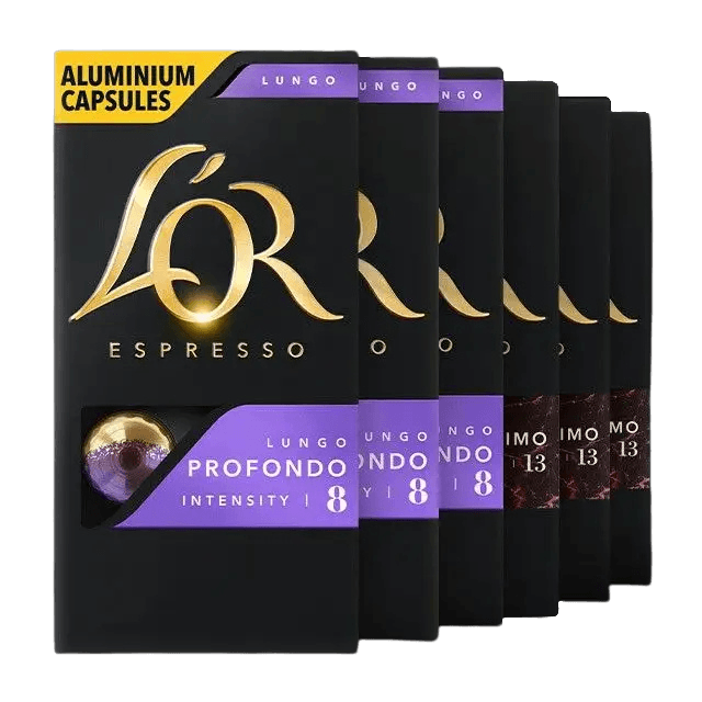 Espresso Ultimo - 100 Coffee Capsules + Lungo Profondo - 100 Coffee Capsules
